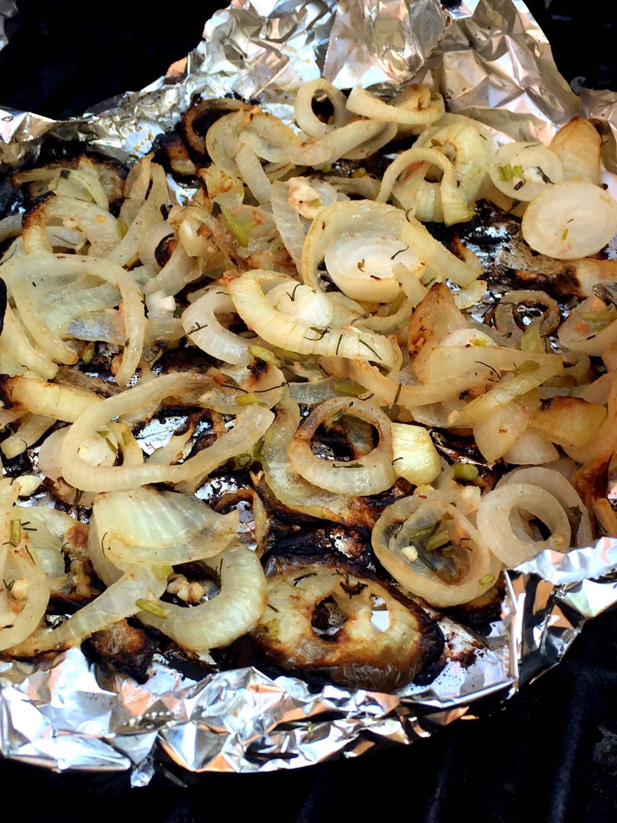 Grilled Onions.