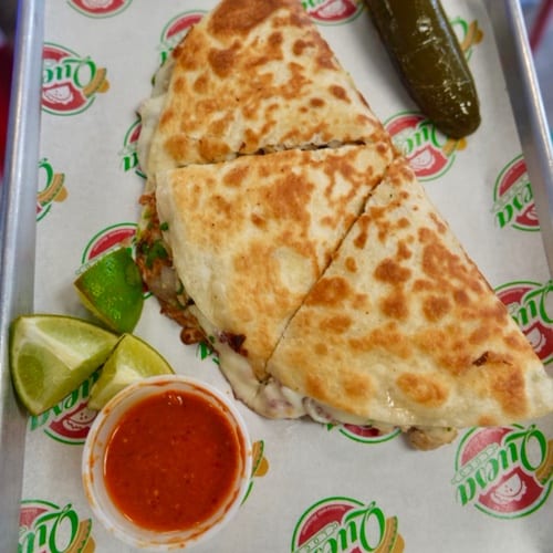 Cheese Quesadilla.